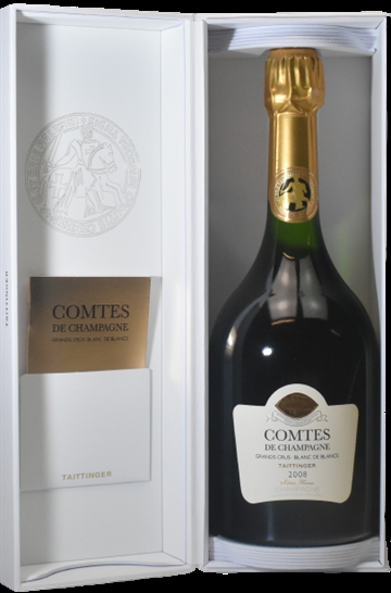 Comtes de  Champagne Blanc de blancs 2008 75cl giftbox